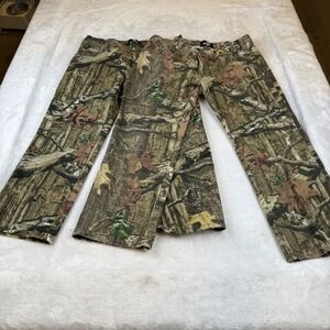 Mossy Oak Break-Up Infinity Camo Pants Mens 38x30 Cotton‎ Hunting 2 pair